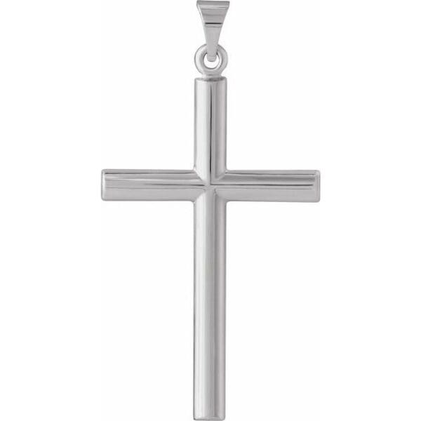 14K Yellow 31.5x20 mm Cross Pendant