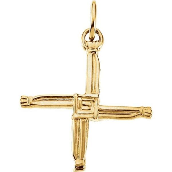 Sterling Silver St. Bridgets Cross Pendant