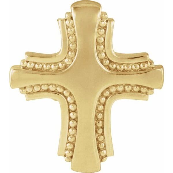 Sterling Silver 19.75x17 mm Cross Slide Pendant