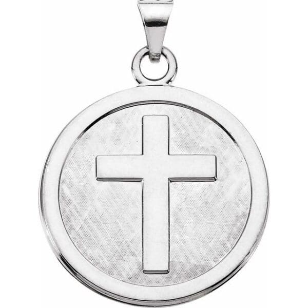 Sterling Silver 23 mm Cross Pendant