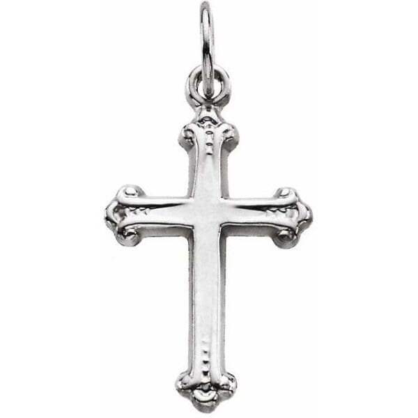 14K Yellow Cross 18" Necklace