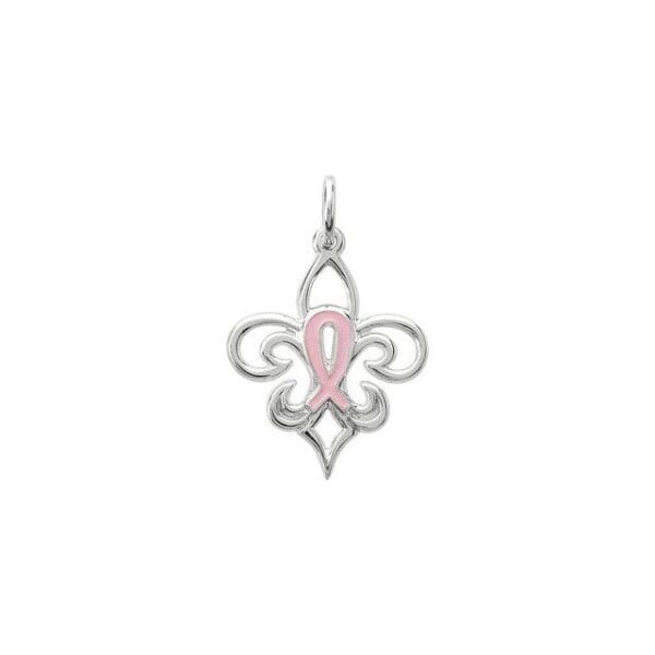 Sterling Silver Pink Pourri Pendant