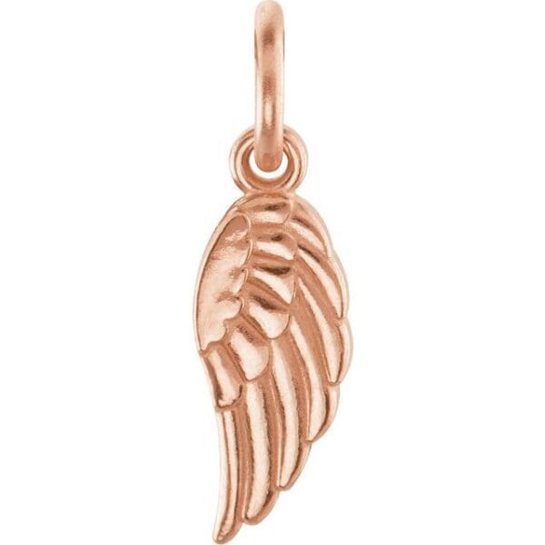 14K Yellow Posh Mommy® Angel Wing Dangle