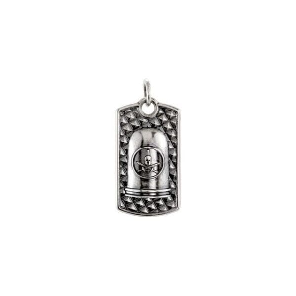 Sterling Silver Guardian Dog Tag Pendant