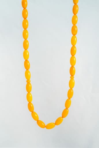 Genuine Yellow Amber Necklace 22.5 L