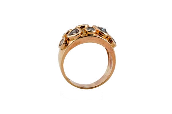 Natural Diamond Ring In 14k Yellow-Gold - Image 3