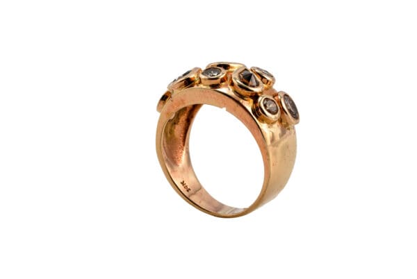 Natural Diamond Ring In 14k Yellow-Gold - Image 4