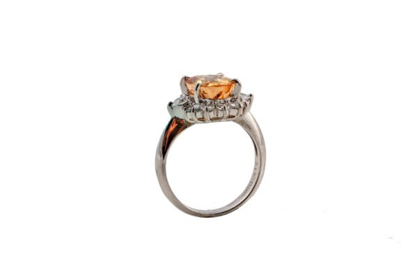 Platinum900  Imperial Topaz Ring S6 - Image 2