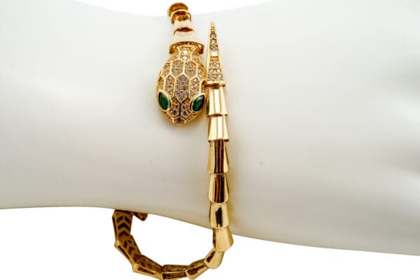18k Yellow-Gold Serpentine Bracelet S7 - Image 2