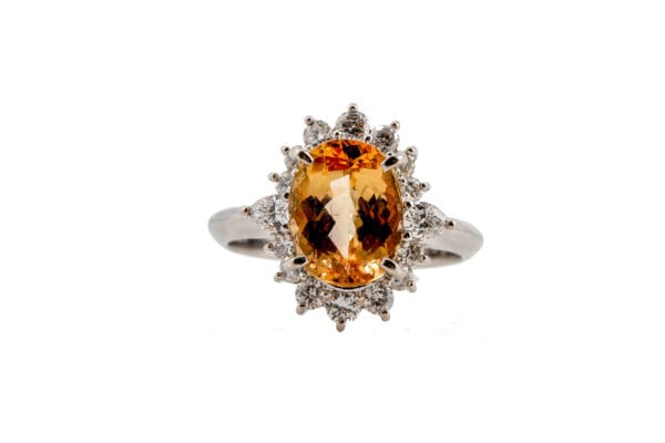 Platinum900  Imperial Topaz Ring S6 - Image 4