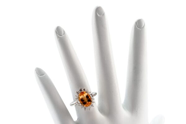 Platinum900  Imperial Topaz Ring S6 - Image 5