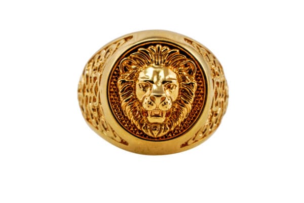 18k Yellow-Gold Designer-Inspired Ring S8-8.5 - Image 2