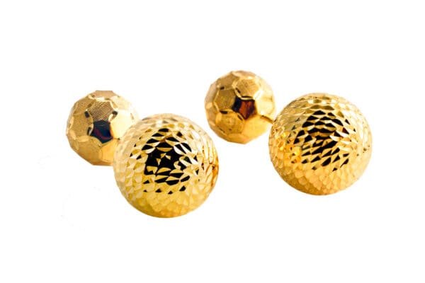 18k Yellow -Gold Floating Stud Earrings