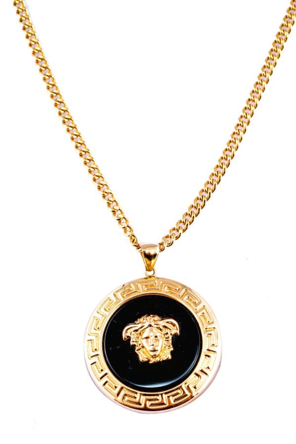 18k Yellow-Gold Designer-Inspired Necklace - Image 3