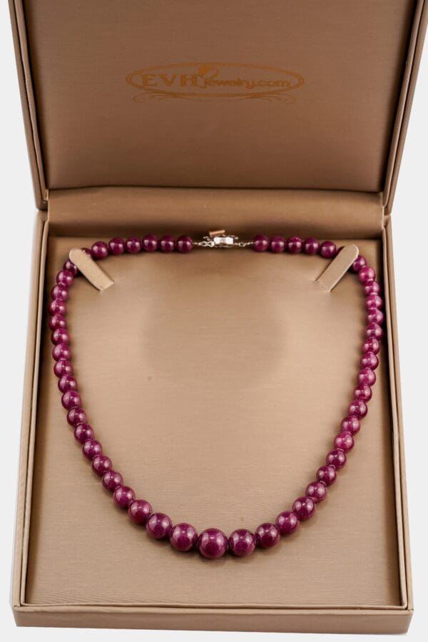 Natural Purple Sapphire Necklace 418ct - Image 7