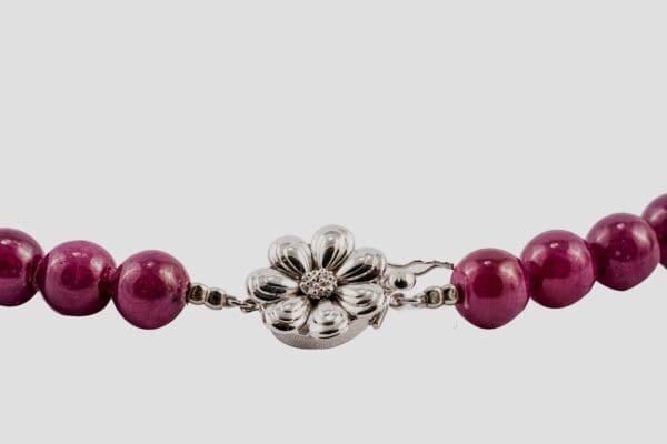 Natural Purple Sapphire Necklace 418ct - Image 8