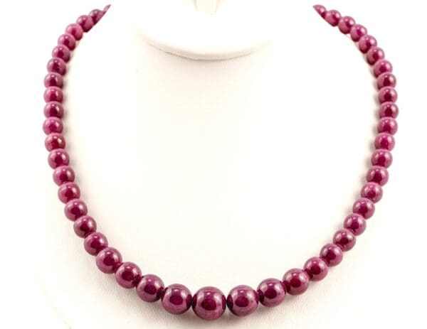 Natural Purple Sapphire Necklace 418ct - Image 9