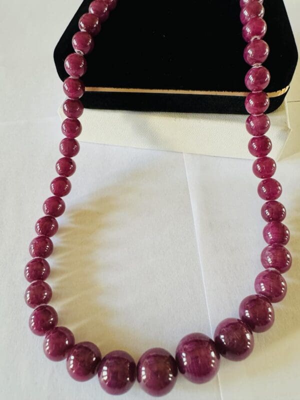 Natural Purple Sapphire Necklace 418ct - Image 4