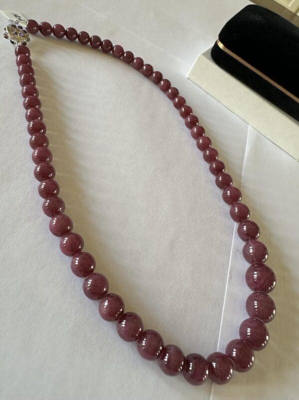 Natural Purple Sapphire Necklace 418ct - Image 6