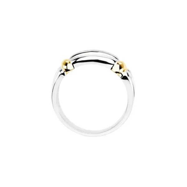 14K White/Yellow Freeform Ring - Image 4