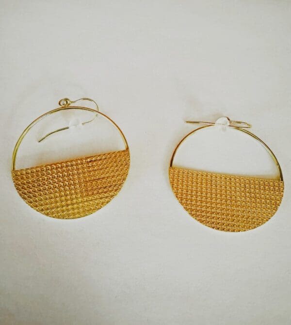 18k Yellow-Gold Hoop Earrings - Image 8