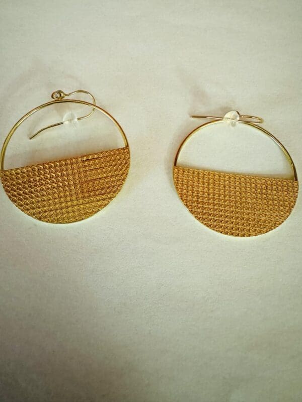 18k Yellow-Gold Hoop Earrings - Image 9