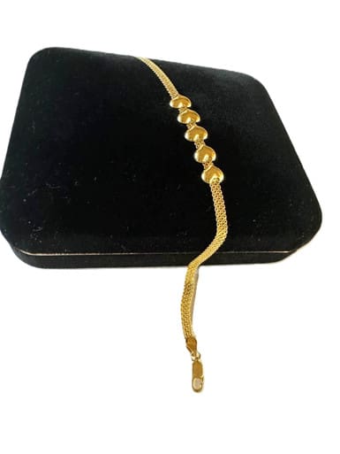 18k Yellow-gold Heart Bracelet