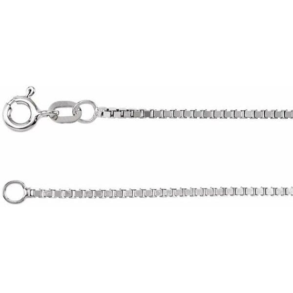 14K Yellow 1.3 mm Diamond-Cut Box 16" Chain