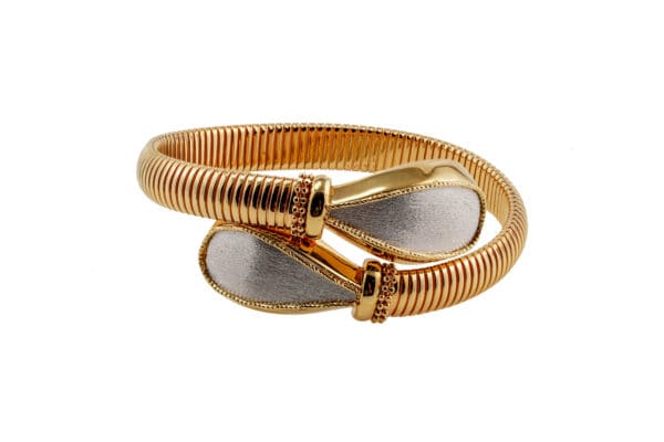 18k Yellow-Gold Designer-Inspired Serpenti Bangle