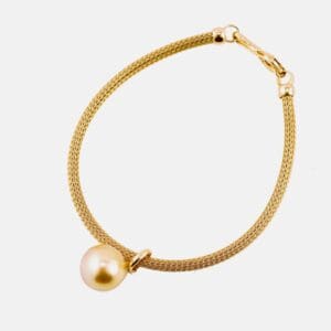 18k Yellow-Gold & Pearl Bracelet