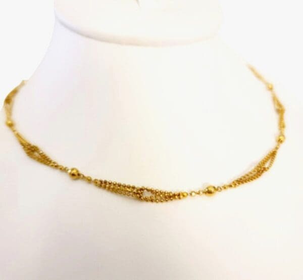 18k Yellow-Gold Japan Chain - Image 3
