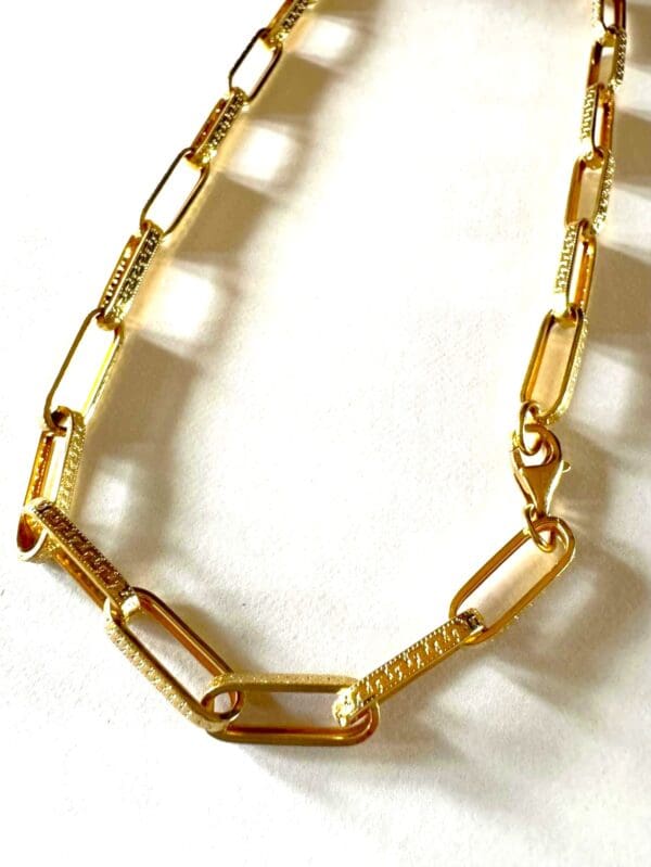 18k Yellow-Gold Link Chain Necklace - Image 9