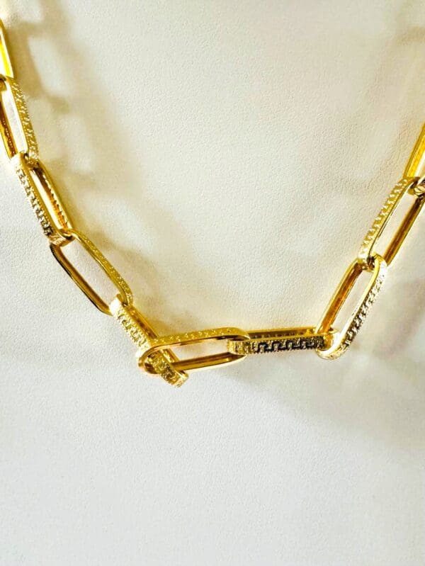 18k Yellow-Gold Link Chain Necklace - Image 5