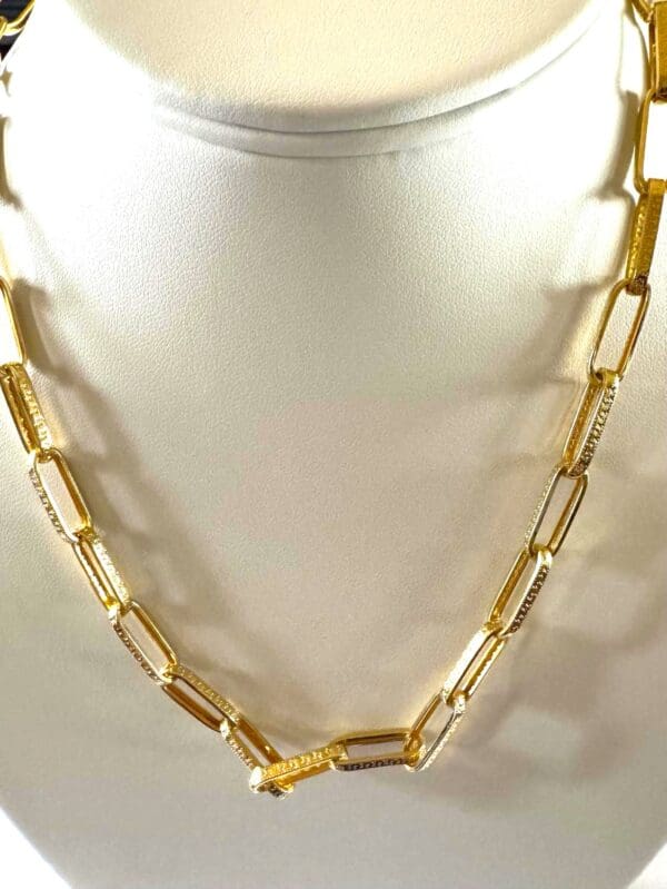 18k Yellow-Gold Link Chain Necklace