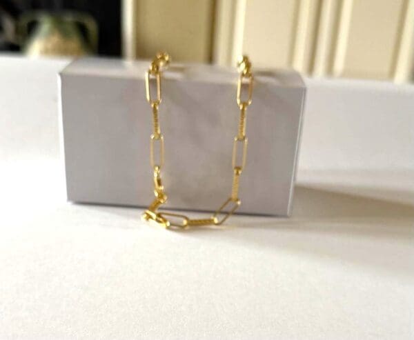 18k Yellow-Gold Link Chain Necklace - Image 7