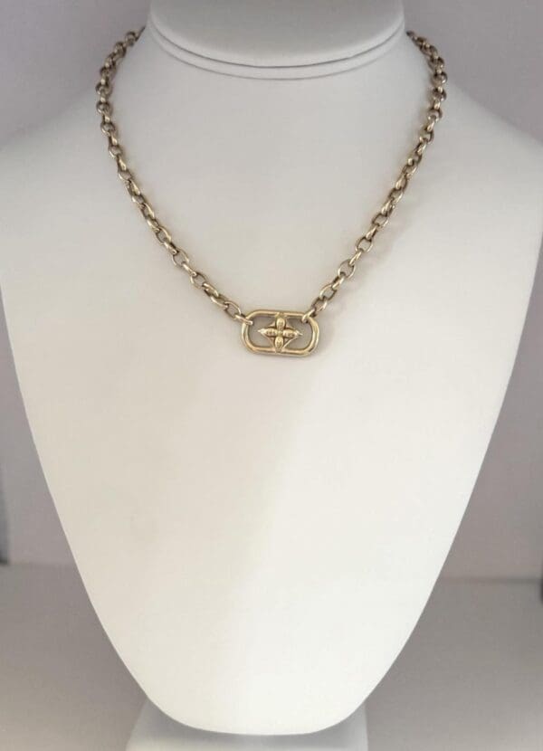 18k Yellow-Gold Designer-Inspired Necklace - Image 2