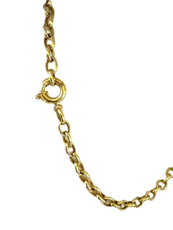 18k Yellow-Gold Designer-Inspired Necklace - Image 4