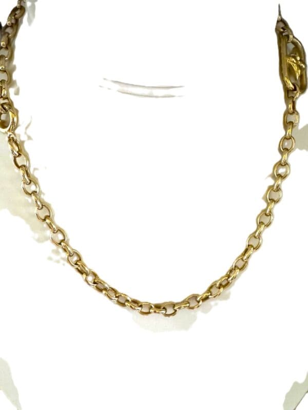 18k Yellow-Gold Designer-Inspired Necklace - Image 5