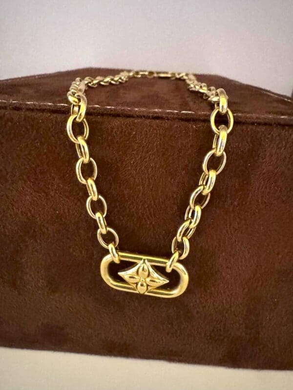 18k Yellow-Gold Designer-Inspired Necklace - Image 7