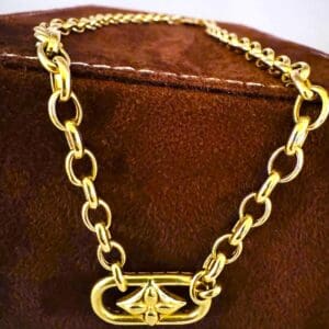 18k Yellow-Gold Designer-Inspired Necklace