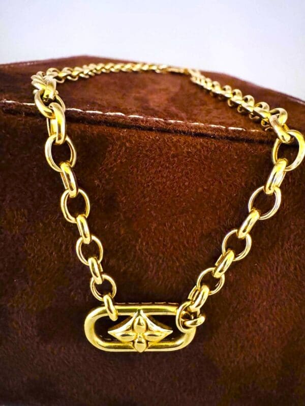 18k Yellow-Gold Designer-Inspired Necklace