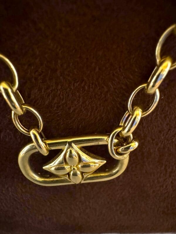 18k Yellow-Gold Designer-Inspired Necklace - Image 9