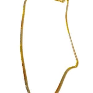 18k Tri-Color Gold Small Chain