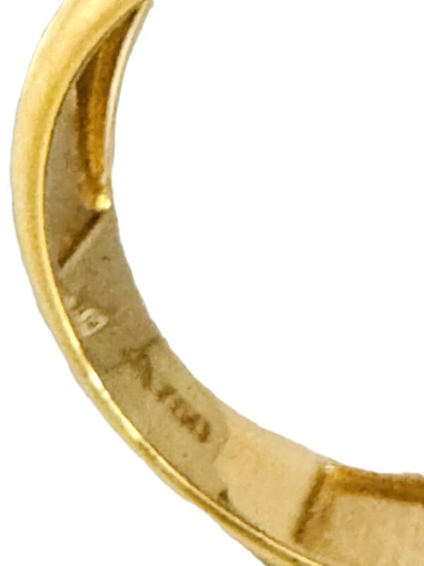 18k Yellow-Gold Horse Ring - Image 4