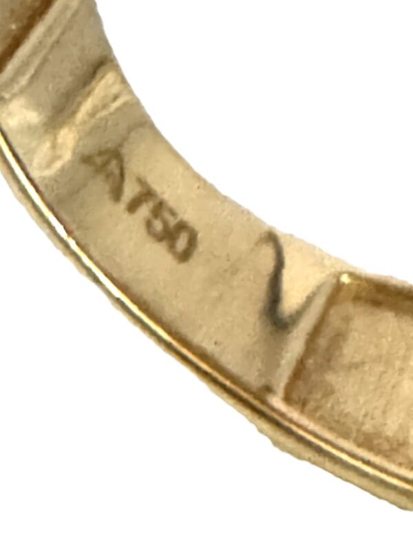 18k Yellow-Gold Horse Ring - Image 6