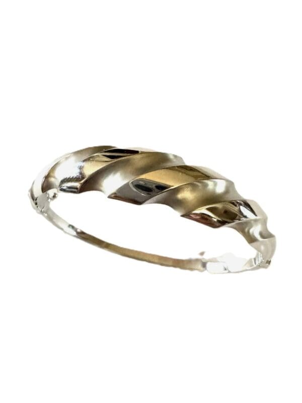18K White-Gold 15.24 mm Bangle - Image 6