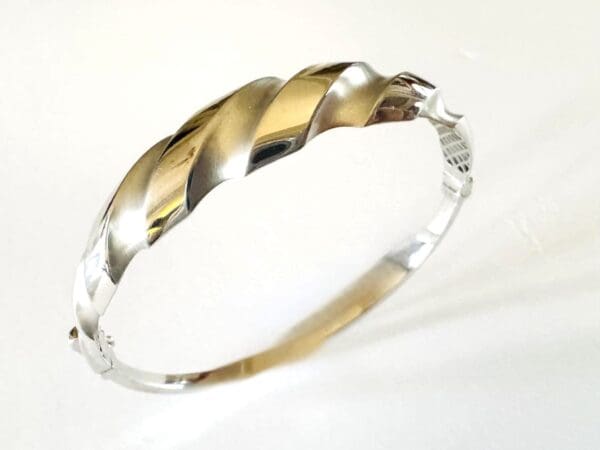 18K White-Gold 15.24 mm Bangle - Image 7