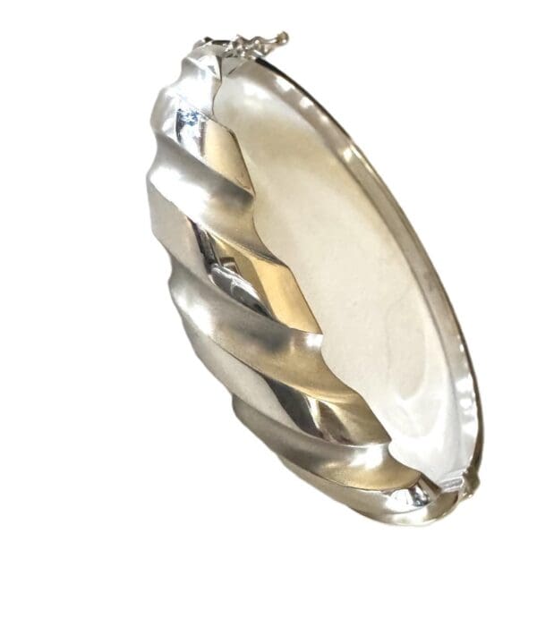 18K White-Gold 15.24 mm Bangle - Image 9