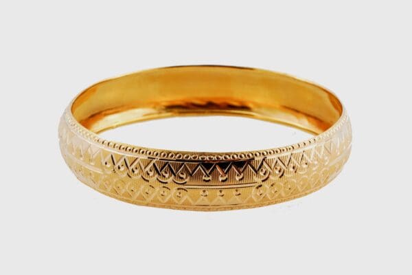 21k Yellow-Gold Bangle - Image 2