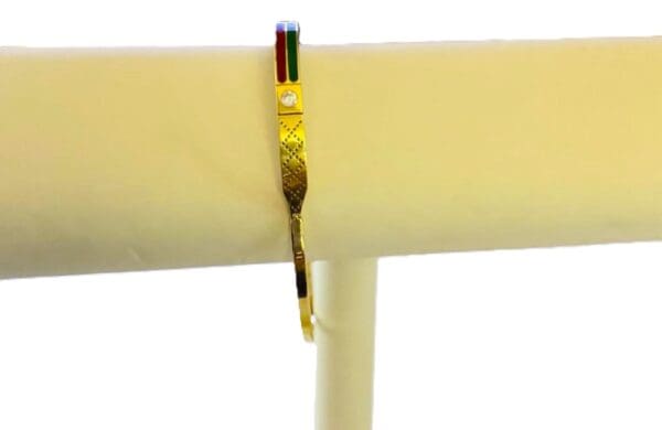 18k Yellow-Gold 5.08mm Bangle Bracelet - Image 5
